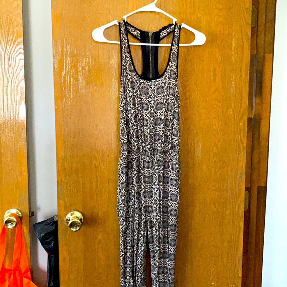 Aztec / tribal print romper. Ankle length